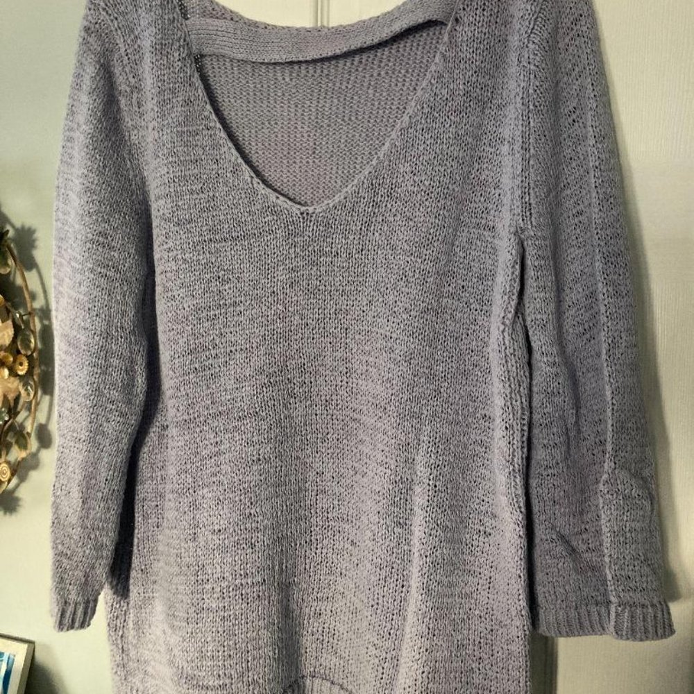 LOFT Bar Back Sweater 3/4 sleeve